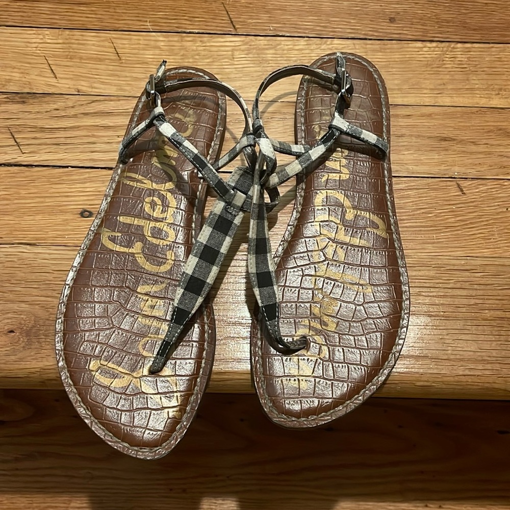 Sam Edelman gingham sandals
